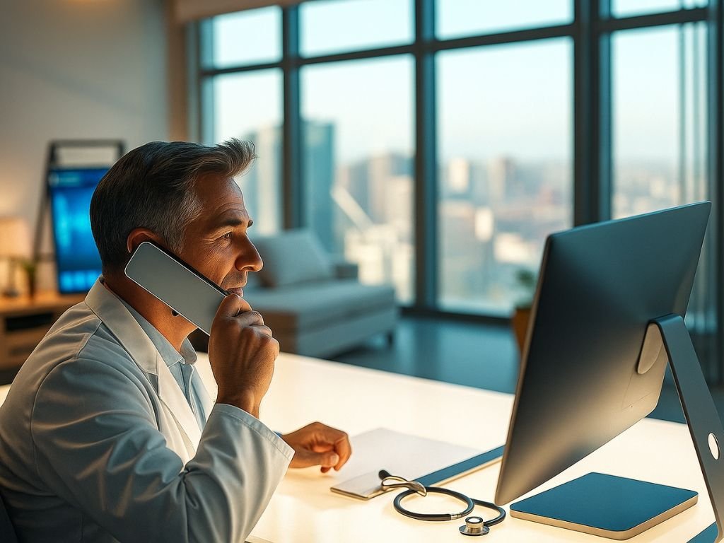 O que é Médico por telefone Médico por telefone